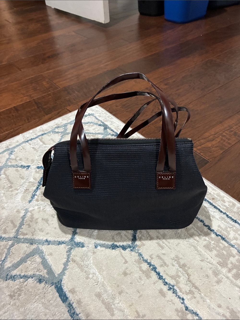Vintage Celine mini tote bag with coa